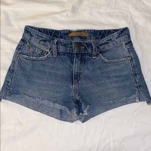 Joe’s Jeans mid rise cut-off shorts